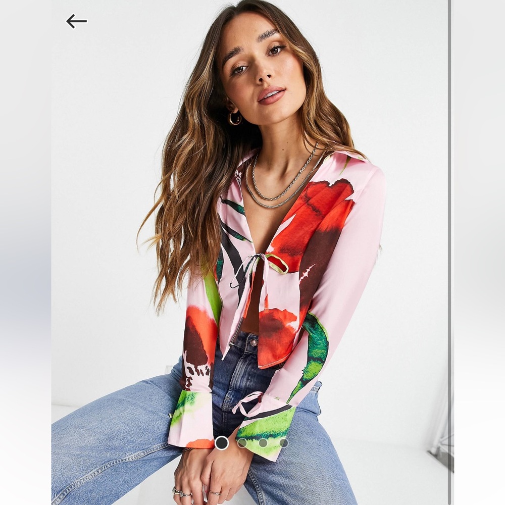 ASOS size 2 long sleeve shirt